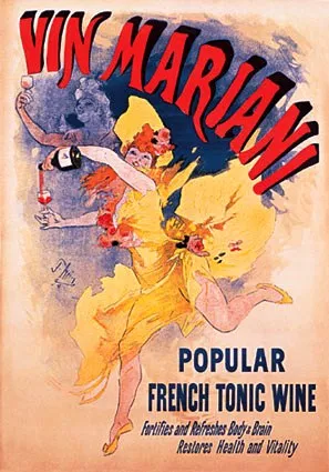 Mariani Tonic Wine by Jules Cheret - Oil Painting Reproduction