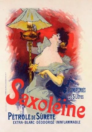 Saxoleine painting by Jules Cheret