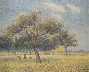 Apple Trees in October Oil painting by Gustave Loiseau