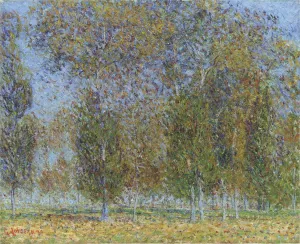 Autumn Near Saint Cyr du Vaudreuil by Gustave Loiseau Oil Painting