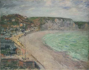 Beach at Fecamp Oil painting by Gustave Loiseau