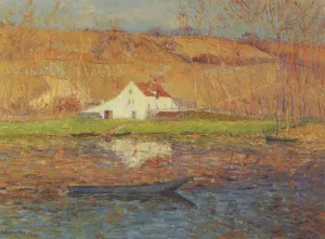 By the Loing River painting by Gustave Loiseau