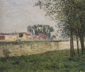 By the Oise at Parmain by Gustave Loiseau Oil Painting