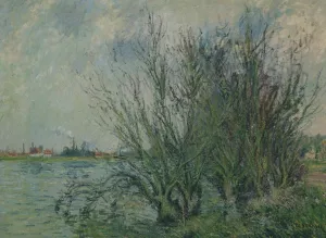 By the Oise River by Gustave Loiseau - Oil Painting Reproduction