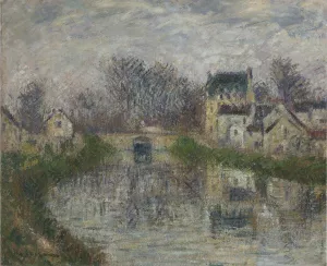 Canal at Moret Oil painting by Gustave Loiseau