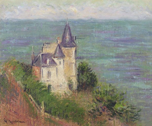 Main Product Photo of Castle by the Sea Painting by Gustave Loiseau