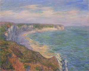 Cliffs at Fecamp in Normandy Oil painting by Gustave Loiseau