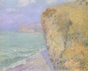 Cliffs at Grainval Oil painting by Gustave Loiseau