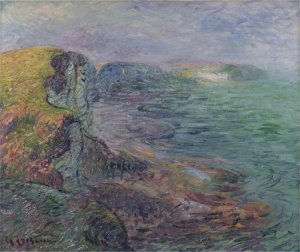 Cliffs at Yport by Gustave Loiseau Oil Painting