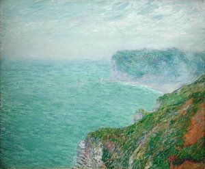 Cliffs in Normandy Oil painting by Gustave Loiseau