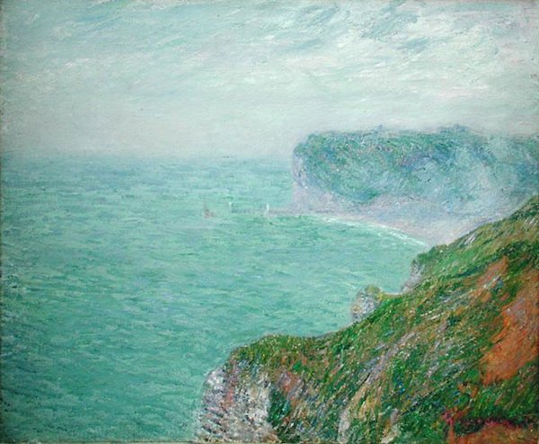 Cliffs in Normandy by Gustave Loiseau - Hand-Painted Oil Painting Reproduction