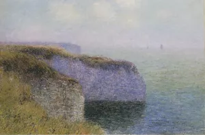 Cliffs of Etretat by Gustave Loiseau Oil Painting