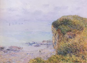 Cliffs of Puy Oil painting by Gustave Loiseau