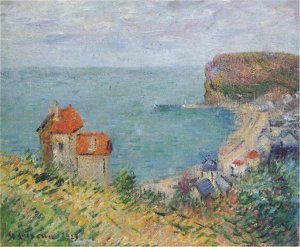Fecamp Oil painting by Gustave Loiseau