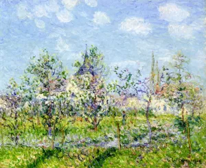 Flowering Orchard, Spring painting by Gustave Loiseau