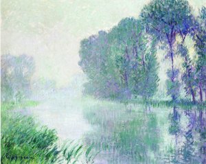 Fog, Morning Effect Oil painting by Gustave Loiseau