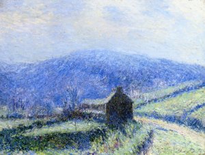 Hoarfrost at Huelgoat, Finistere by Gustave Loiseau Oil Painting