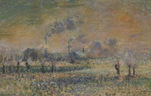 Hoarfrost Near Pontoise Oil painting by Gustave Loiseau