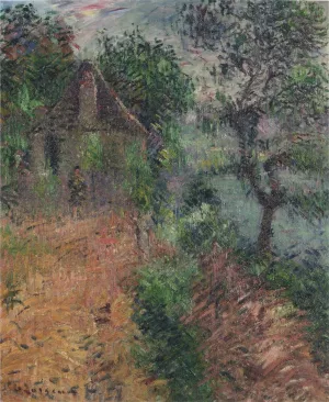 House at Beynac by Gustave Loiseau - Oil Painting Reproduction