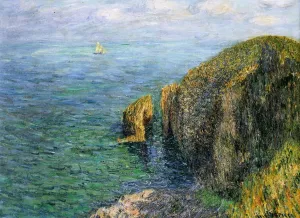 La Banche, Haute Mer, Cap Frehel Oil painting by Gustave Loiseau