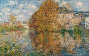 La Maison Cauchois, Bords De L'eure, Automne by Gustave Loiseau Oil Painting