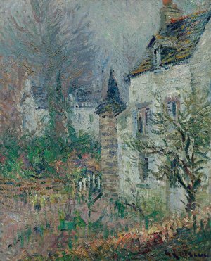 La Maison De Juge, Pont-Aven by Gustave Loiseau Oil Painting