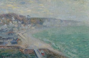 La Plage De Fecamp by Gustave Loiseau Oil Painting