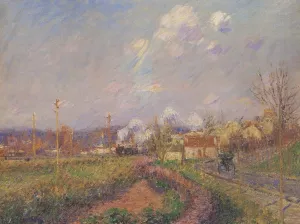 Landscape in Autumn painting by Gustave Loiseau