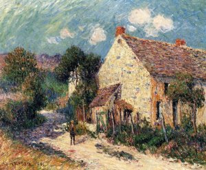 Landscape of Seine et Oise Oil painting by Gustave Loiseau