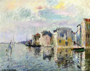 Les Martigues Oil painting by Gustave Loiseau