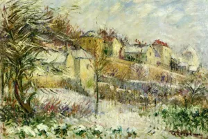 L'Hermitage in Pontoise by Gustave Loiseau - Oil Painting Reproduction