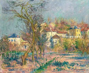 L'hermitage, Pruniers En Fleurs by Gustave Loiseau Oil Painting