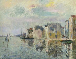 Martigues by Gustave Loiseau Oil Painting