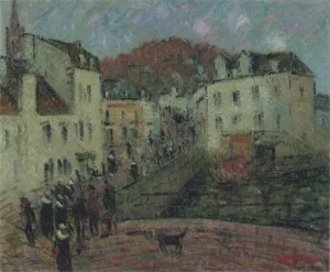 Moulin a Pont Aven by Gustave Loiseau - Oil Painting Reproduction