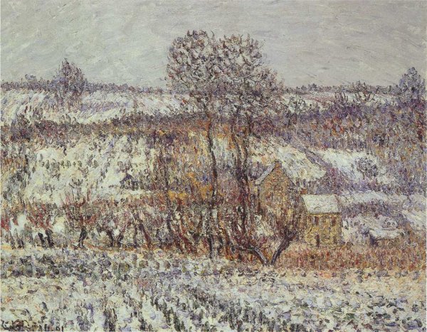 Near Pontoise by Gustave Loiseau - Hand-Painted Oil Painting Reproduction