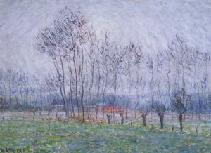 Near Saint Cyr Oil painting by Gustave Loiseau