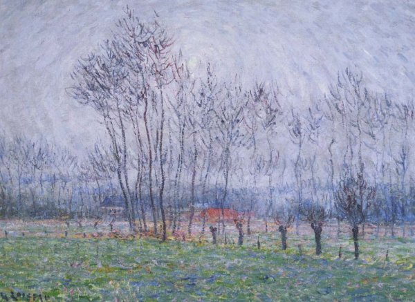 Near Saint Cyr by Gustave Loiseau - Hand-Painted Oil Painting Reproduction