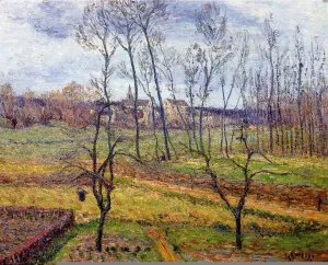 Overcast Weather at Nesles-la-Vallee by Gustave Loiseau - Oil Painting Reproduction