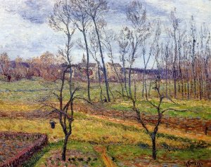 Overcast Weather at Nesles-la-Vallee Oil painting by Gustave Loiseau