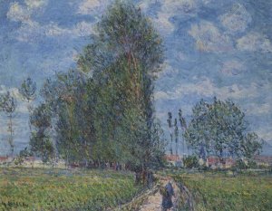 Path Near Saint Cyr Vaudreuil Oil painting by Gustave Loiseau