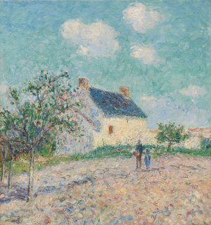 Pommiers En Fleur by Gustave Loiseau Oil Painting