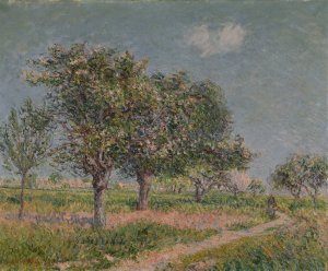 Pommiers en fleurs en Normandie by Gustave Loiseau Oil Painting