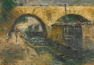 Pont Marie, Paris by Gustave Loiseau Oil Painting