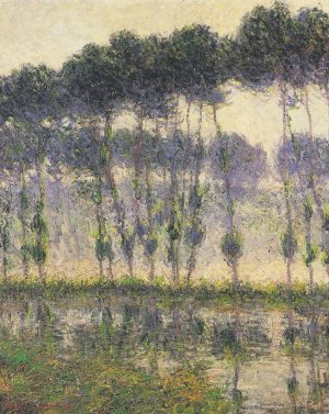 Poplars by the Eau River Oil painting by Gustave Loiseau