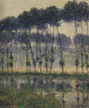 Poplars by the Eure River by Gustave Loiseau - Oil Painting Reproduction