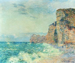 Porte d'Amont, Etretet Oil painting by Gustave Loiseau