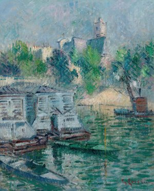 Saint-Gervais, Paris by Gustave Loiseau Oil Painting
