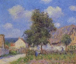 Small Farm at Vaudreuil by Gustave Loiseau Oil Painting