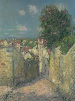 Street in Pontoise painting by Gustave Loiseau