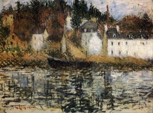 The Quay at Pont Aven by Gustave Loiseau Oil Painting